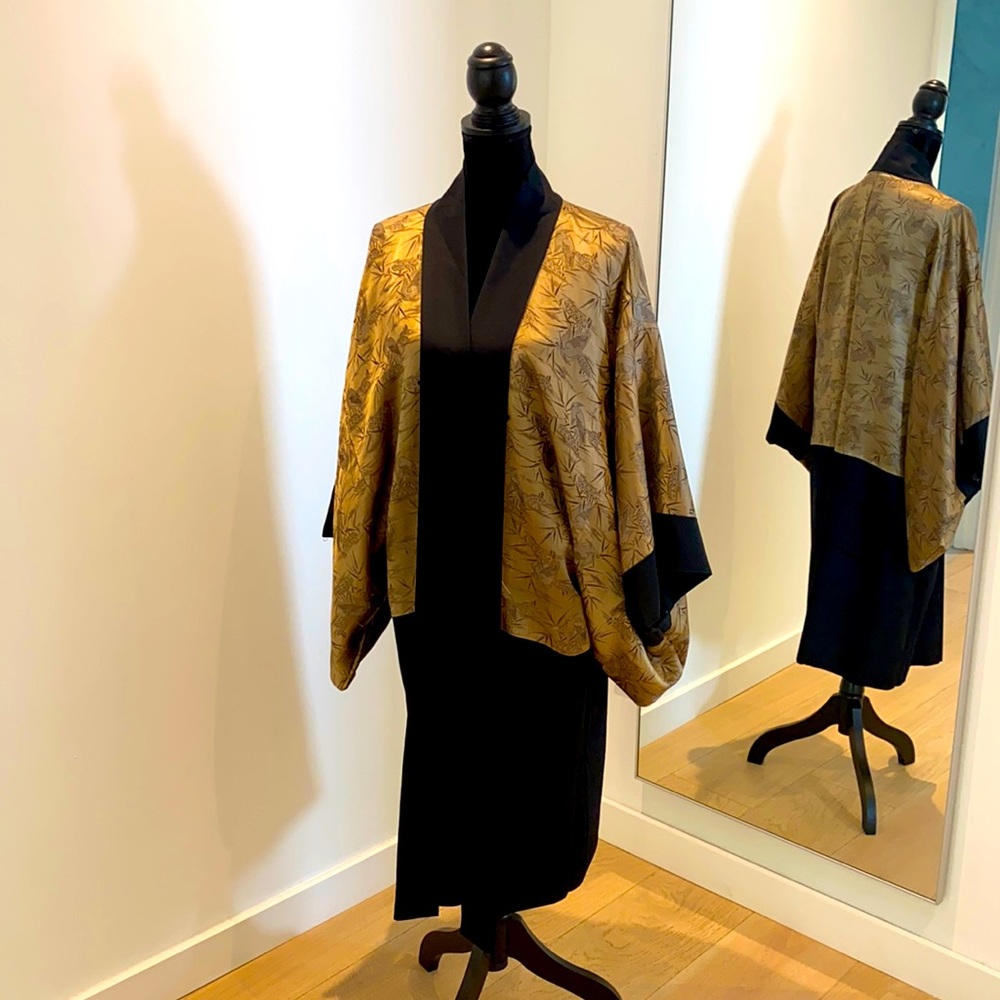 Original '30 silk kimono with birds motif
